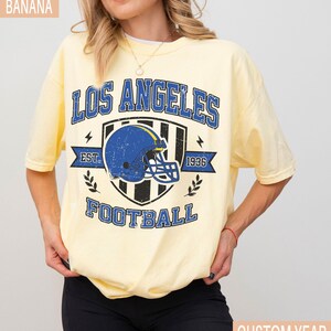 Vintage Los Angeles Football Sweatshirt, Los Angeles football shirt, Los Angeles Football Fan Tee, Los Angeles t-shirt, Game Day apparel