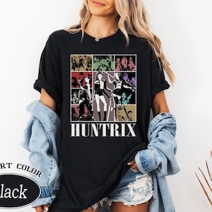 Comfort Color Kpop Demon Hunters Shirt, Huntrix Girl T-Shirt, Kpop idol group Shirt, Mira, Rumi, Joey Shirt,Demon Hunter Merch