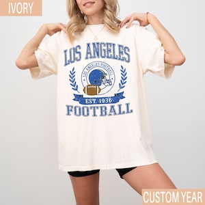 Vintage Los Angeles Football Sweatshirt, Los Angeles football shirt, Los Angeles Football Fan Tee, Los Angeles t-shirt, Game Day apparel