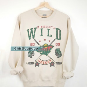 Minnesota Wild Sweatshirt | Minnesota Wild Merch | Vintage Minnesota Hockey shirt | Personalized Minnesota hockey tee | Hockey Gift