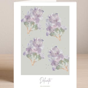 Délicat - Impression botanique aquarelle douce | Décoration murale en téléchargement numérique par Ida Andersen
