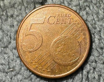 1999 FINLAND 5 EURO CENT with errors