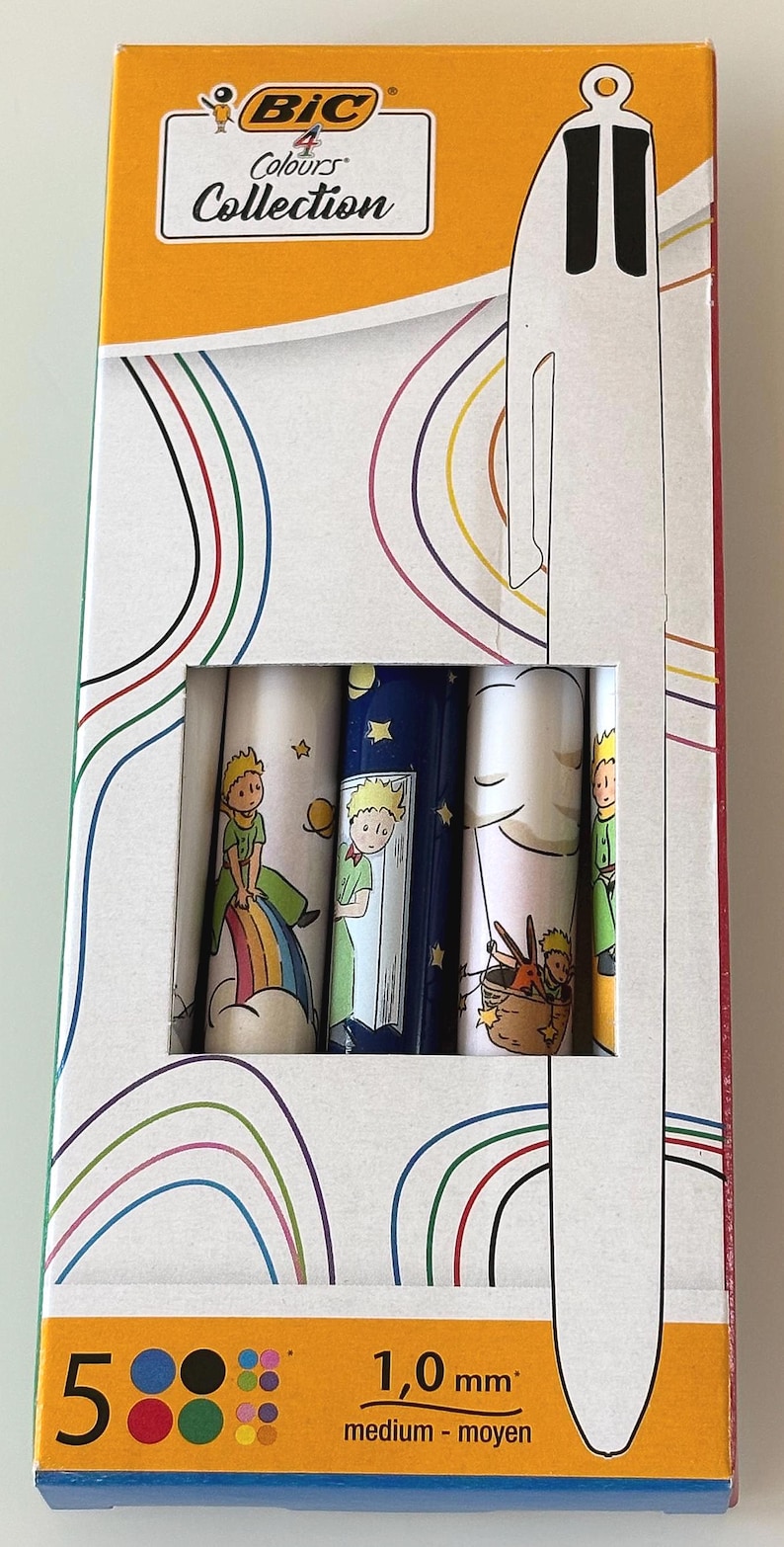 BIC 4 Colours Collection Set × Den lille prinsen 80 år | Poetisk och påfyllningsbar samlarutgåva bild 4