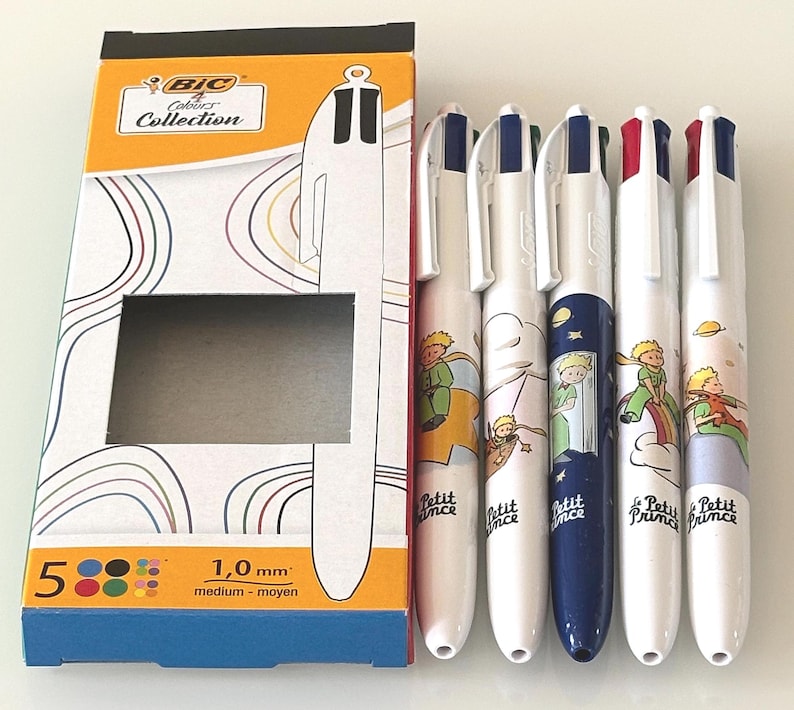 BIC 4 Colours Collection Set × Den lille prinsen 80 år | Poetisk och påfyllningsbar samlarutgåva bild 1