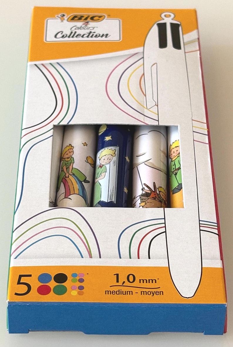 BIC 4 Colours Collection Set × Den lille prinsen 80 år | Poetisk och påfyllningsbar samlarutgåva bild 2