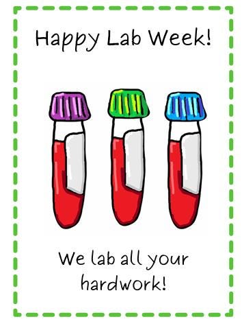 Lab Week Appreciation Printables - Etsy