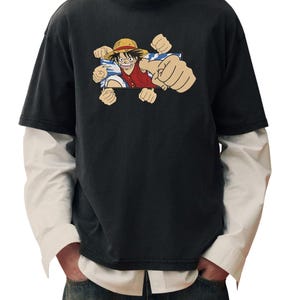 Monkey D. Luffy One Piece Embroidery Design – Instant PES & JEF Download
