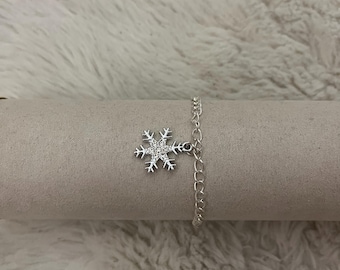 Gold and Silver Snowflake Bracelets