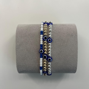 Summer Greek eye bracelets