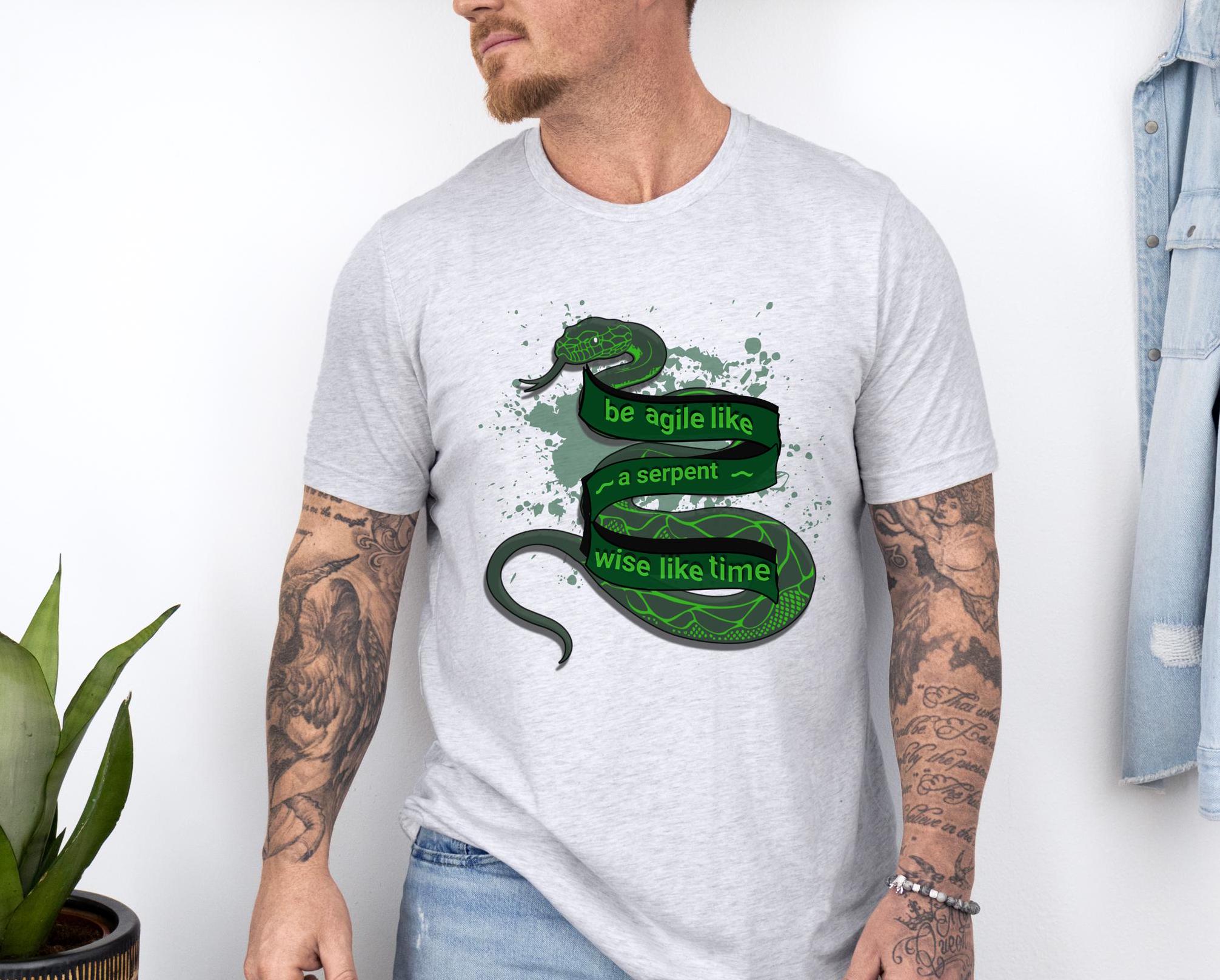 Camiseta de serpiente, camiseta con el poder de la serpiente