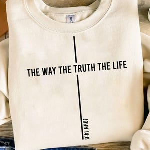 Inspirational Bible Verse SVG: The Way, The Truth, The Light (Digital File)