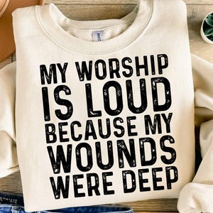 My Worship Is Loud Svg Png, Jesus Svg, Preppy Christian Women Design, Bible Verse, Sublimation, Jesus Quote Svg, Faith-Based Christian Svg