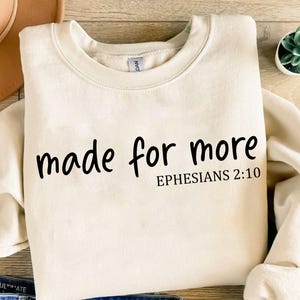 Made For More Svg, christelijke Svg, Jezus inspirerende Svg, Mindfulness Quote Svg, Truth Reminder Svg, inspirerende Svg, religieuze Svg, geloof Svg