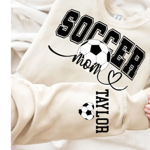 Soccer Mom Svg Png, Soccer Mom Personalizada Png, Nome Personalizado Na Manga, Soccer Mom Life Svg, Amante Do Futebol, Arquivo De Corte Para Cricut, Silhueta