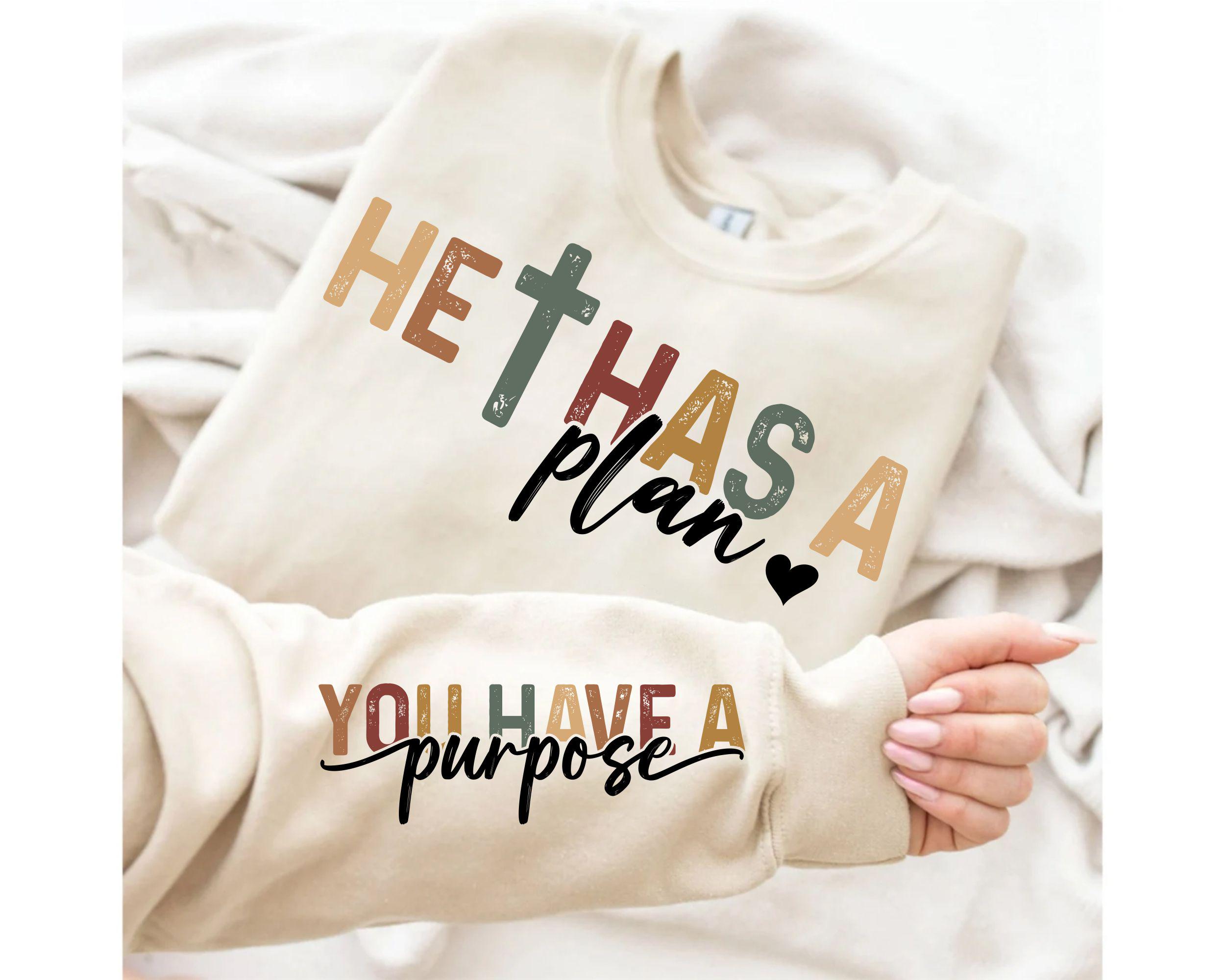 He Has A God Plan Svg, You Have A Purpose, Christian Quote Svg, Jesus ...