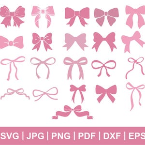 Boho Band SVG-Bundle, Kokette Schleife SVG, Band SVG, Schleife SVG, Haarschleife SVG, Haar Schleife Clipart, Schleife Png Cut Datei Cricut