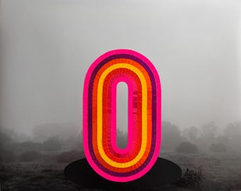 pink portal - 16x20 photographic print embellished with rainbow tape portal