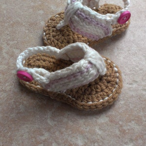 Baby sandals, Baby Flip Flops, newborn flip flops, crochet sandals, crochet flip flops, crochet baby sandals, 0-6 Months and 6-12 Months