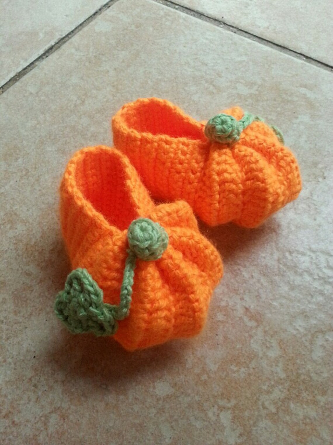 Pumpkin Booties Pumpkin Shoes Halloween Baby Shoes Baby | Etsy