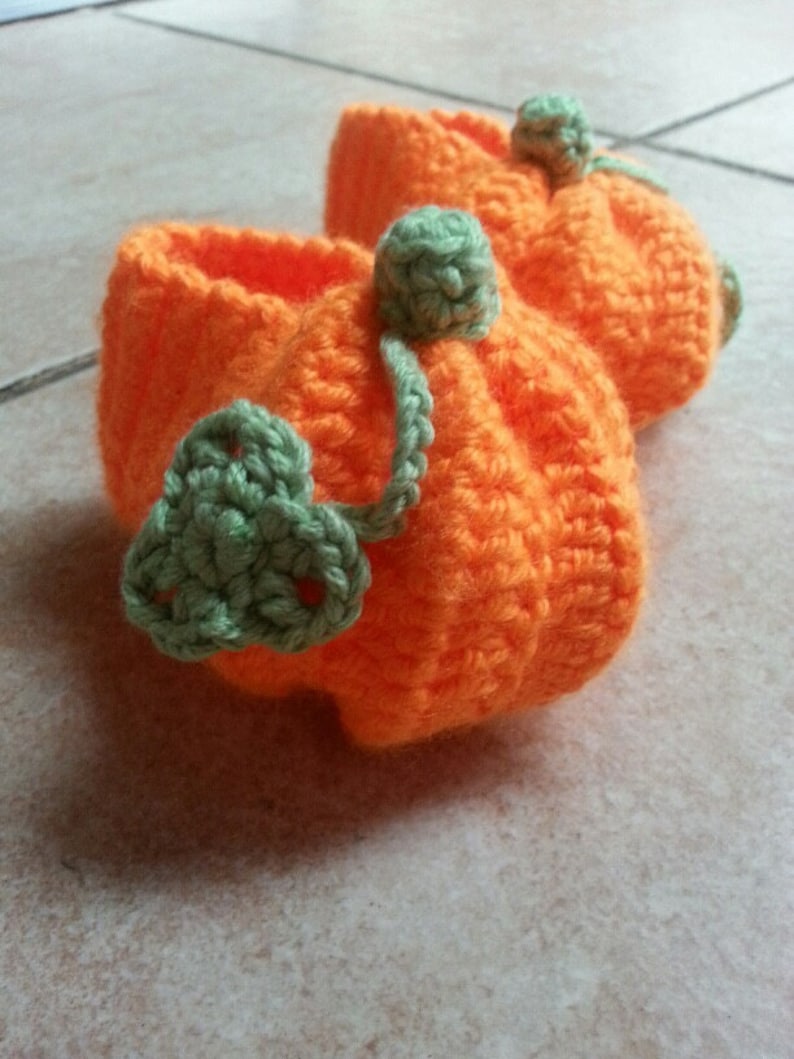 Baby pumpkin booties Outlet