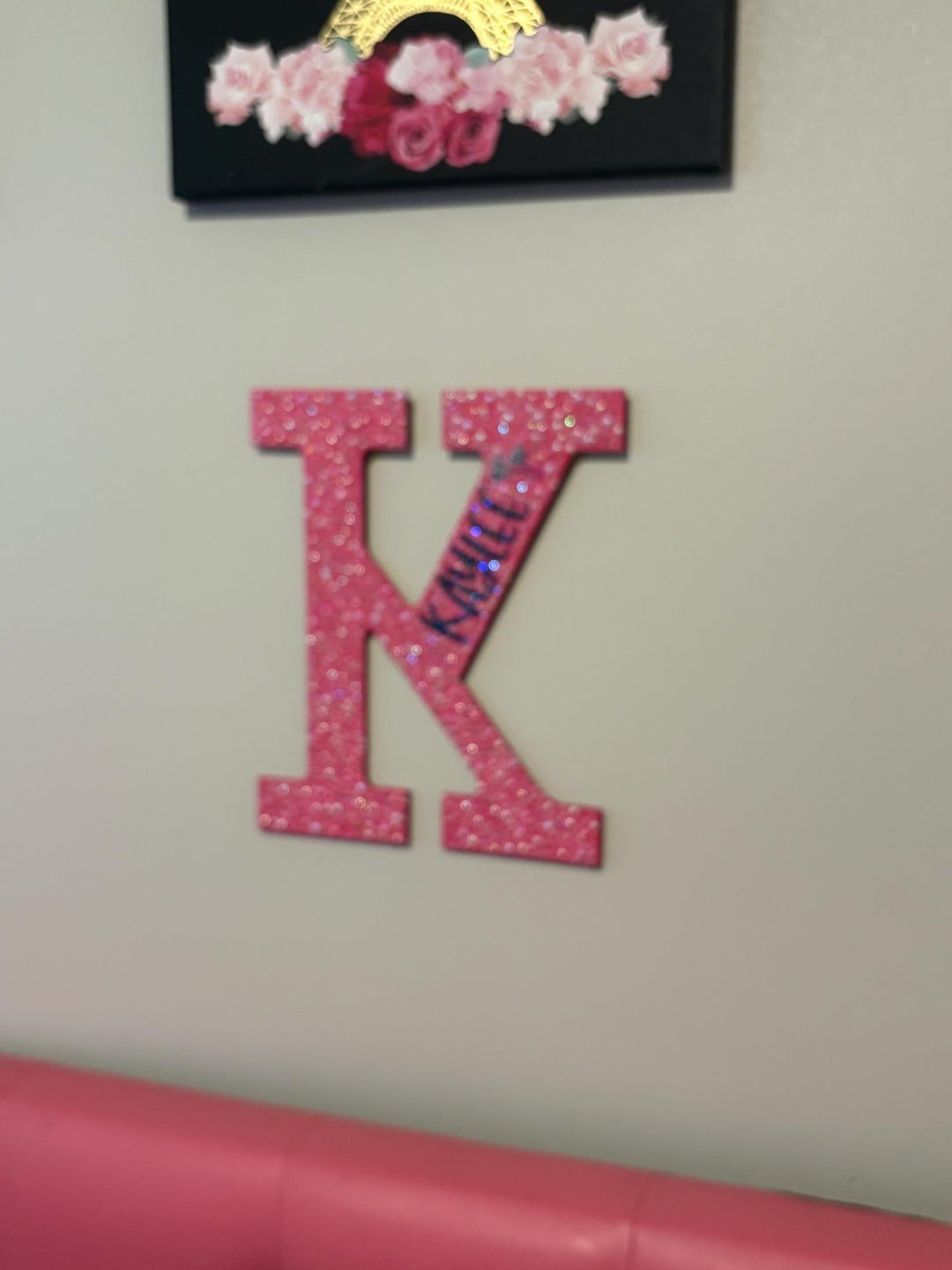 Customized Blinged Out Wall Letter - Etsy