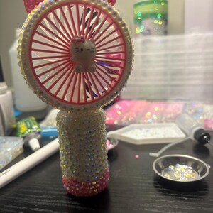 Blinged Out Hand Fan
