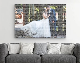 Cotton Anniversary Gift For Her, Second Anniversary, 2nd Year Canvas Gift