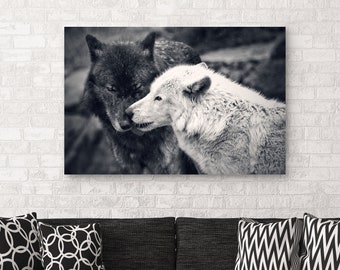 Wolf Canvas Print • Wolf Canvas Wall Art • Wolf Art Print • American Wolf Canvas Or Paper Print