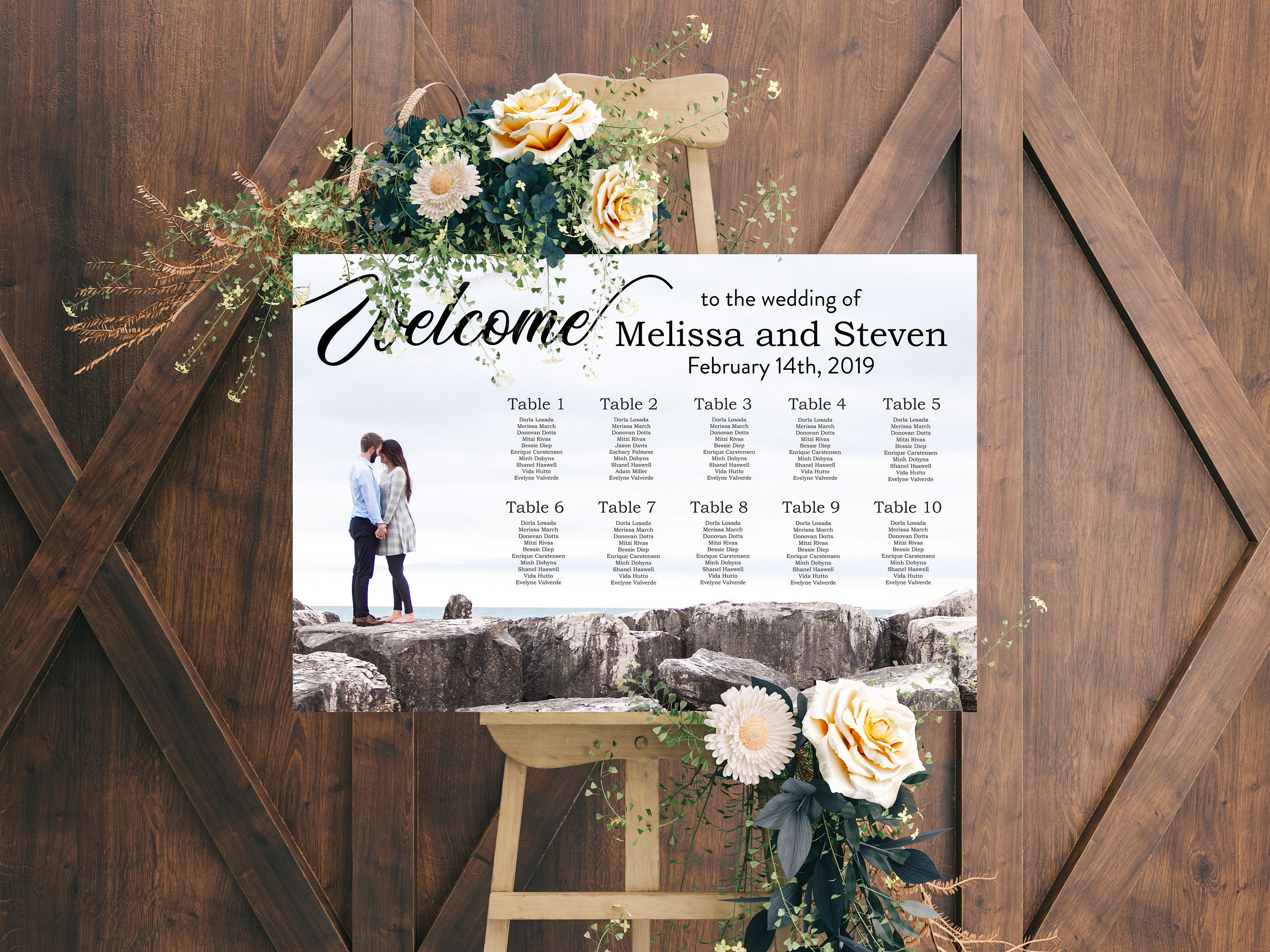 Find Your Seat Sign Foil Art Print Seating Chart Wedding Signage –  Digibuddha