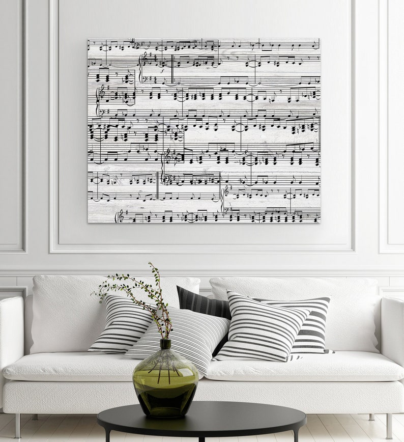 Personalized Sheet Music Canvas • Custom Song Art - Etsy
