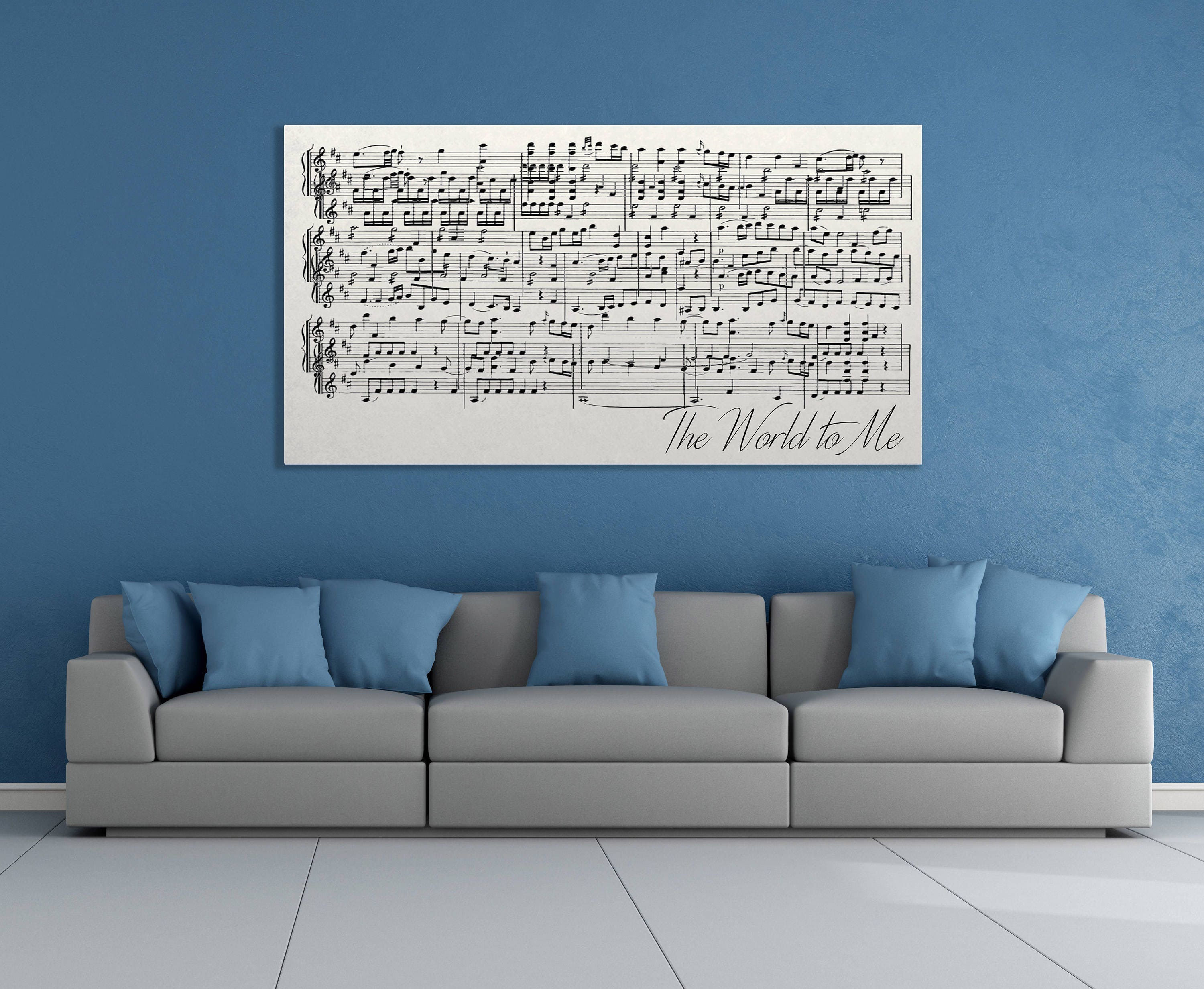 Sheet Music Art Sheet Music Canvas Print Song Lyric Print Etsy