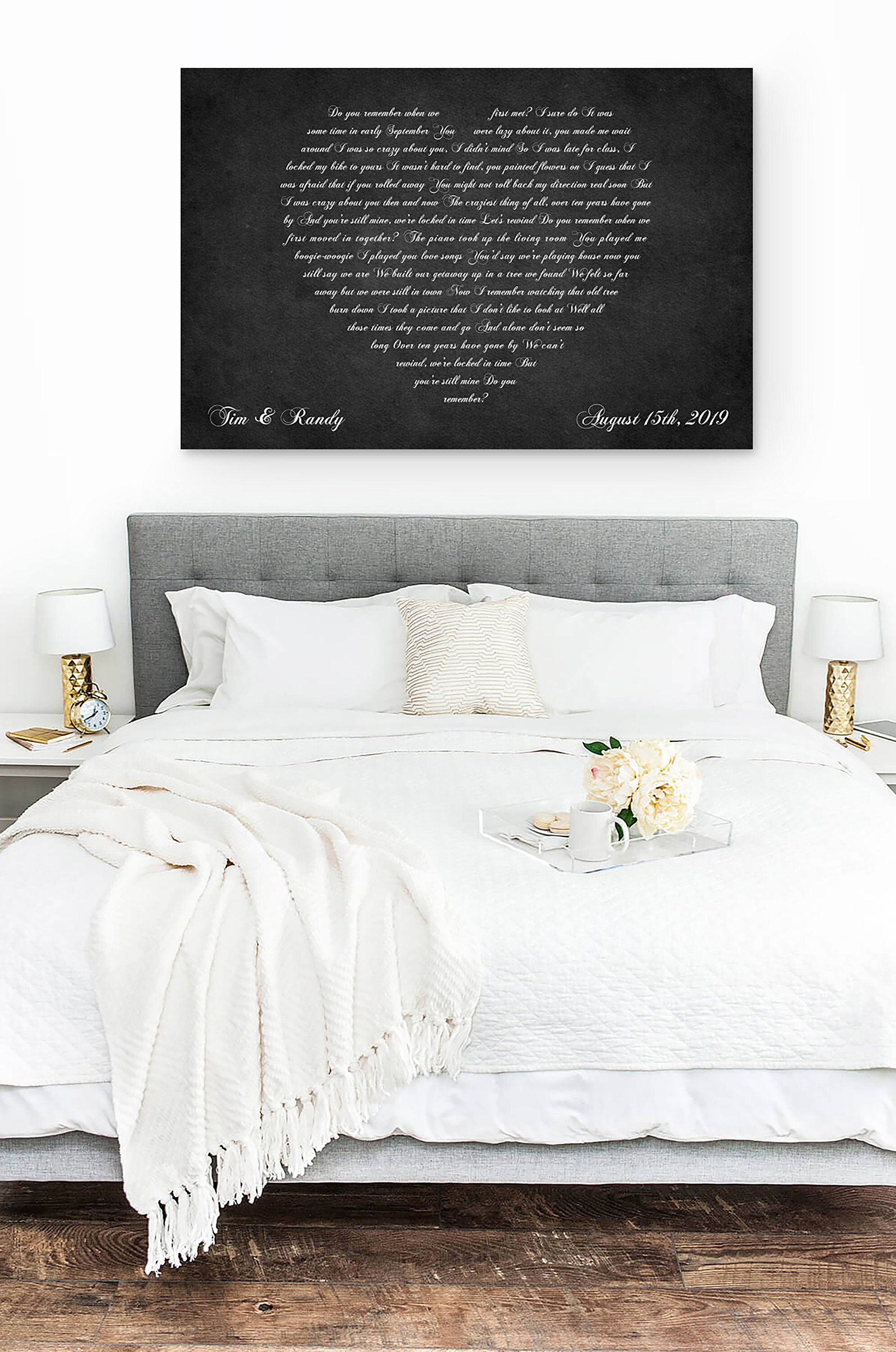 Wedding Song Wall Art First Dance Canvas Cotton Anniversary Etsy