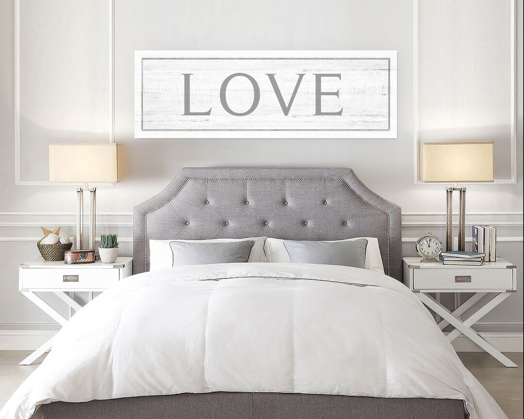 Love Canvas, Love Bedroom Decor, Love Bedroom Sign, Love Print - Etsy