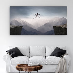 Believe Canvas Art: Inspirational Office Wall Decor