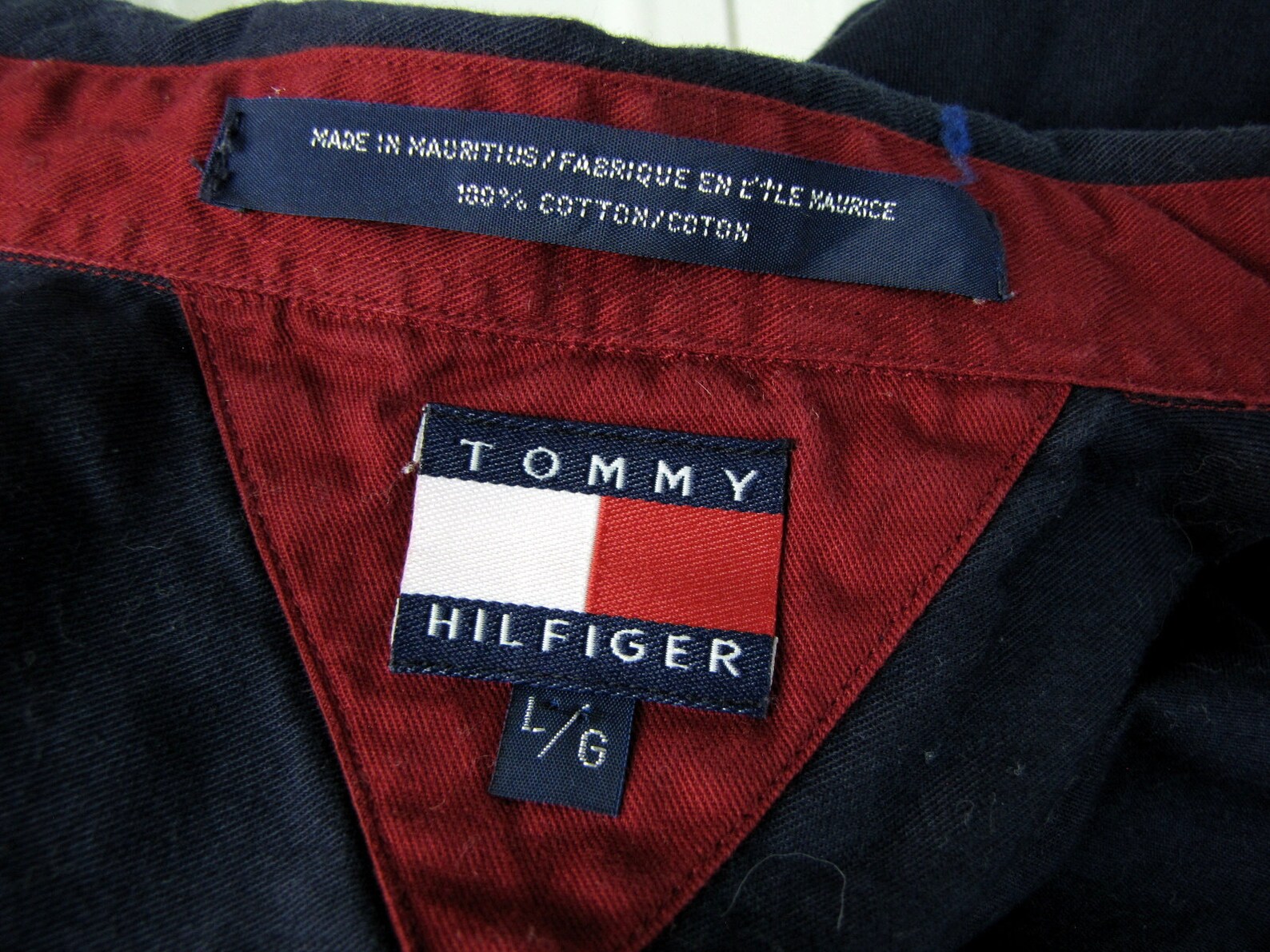 Vintage 90s Tommy Hilfiger Button Down Shirt Flag Shirt | Etsy