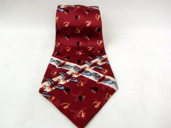 Vintage 1980s Men's Tie | Silk | Wembley | Wide |… - image 7