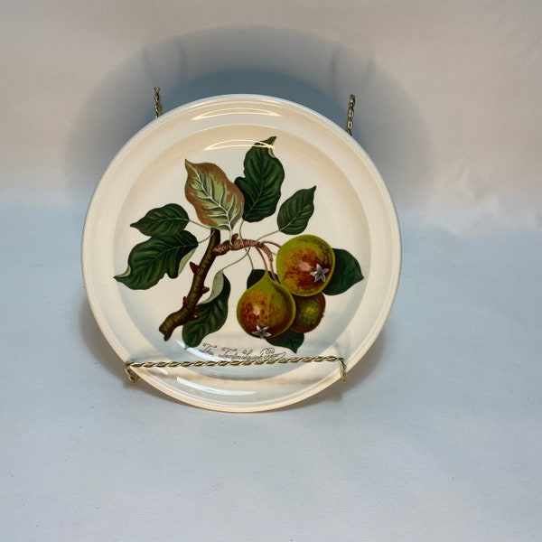 Vintage Portmeirion Pomona 8” 'The Teinton Squash Pear' Salad Plate | Made In England | Excellent Condition Used For Display Only