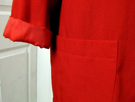 Vintage 80s Red Jacket | Radcliffe | Size 10 | Me… - image 9