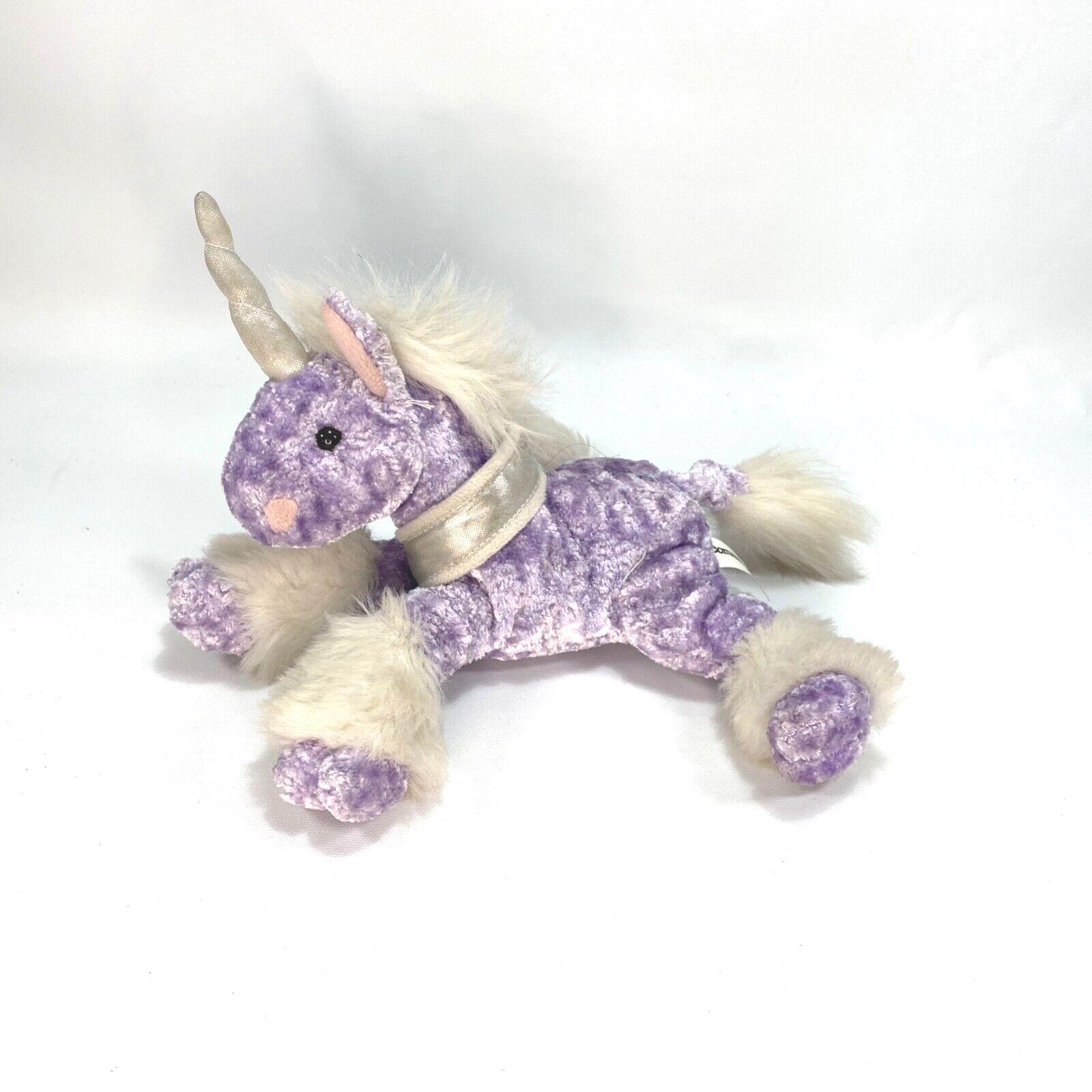Vintage 2000 Y2K Commonwealth Soft Plush Toy Unicorn Purple