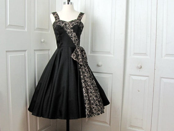 Vintage 1950s Lilli Diamond Cocktail Party Dress … - image 1