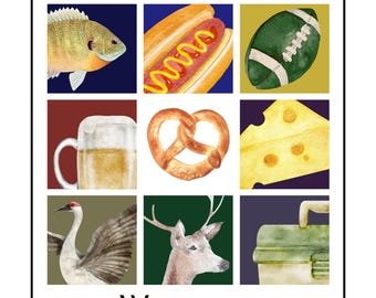 Wisconsin Art Print