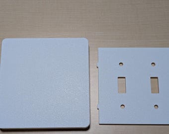 Cubierta para interruptor de luz de doble palanca: Placa bloqueadora para casa inteligente