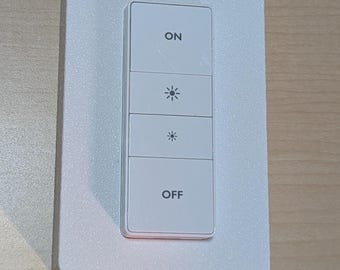 Tapa para interruptor regulador Philips Hue (modelo antiguo): Placa para interruptor de luz de palanca/inclinación