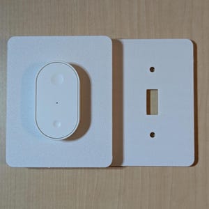 Ikea Bilresa Switch Mount: Partial Light Switch Cover Plate for Two "Lever" Switches