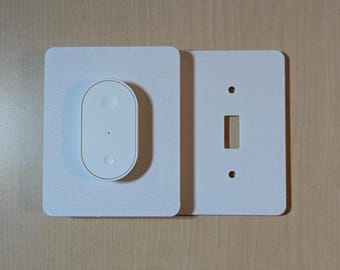 Soporte para interruptor Ikea Bilresa: Placa embellecedora parcial para interruptores de luz de dos palancas.