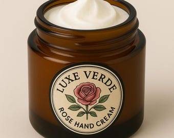 Organic Hand Cream | Natural Moisturizing Hand Lotion | Handmade Skincare | Aloe Vera & Beeswax | Hydrating Hand Balm | Eco-Friendly Cream