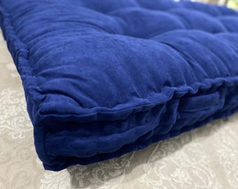 Cubrecama Shikibuton de lana hecho a mano de 2 pulgadas //Cojín de suelo// 2 pulgadas de grosor//Envía un mensaje para un tamaño especial.