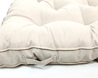 Cubrecama Shikibuton de lana hecho a mano de 7,6 cm (3") //Cojín de suelo// 7,6 cm (3") de grosor/Envía un mensaje para un tamaño especial.
