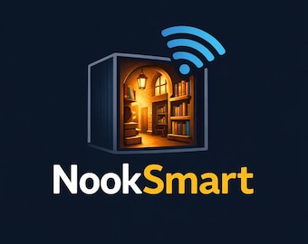 NookSmart - Smart Book Nook Battery Replacement Kit | Siri & Alexa | Schedule On/Off | Set Brightness