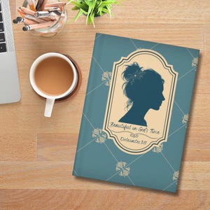 Beautifully Designed Hardcover Journal, Inspirational Writing Journal, Gift for Her, Elegant Notepad, Women&#39;s Journal for Reflection